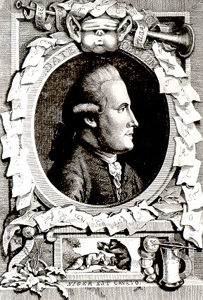 Johann Georg Ritter von Zimmermann (1728 - 1795). Kupferstich, 1779.